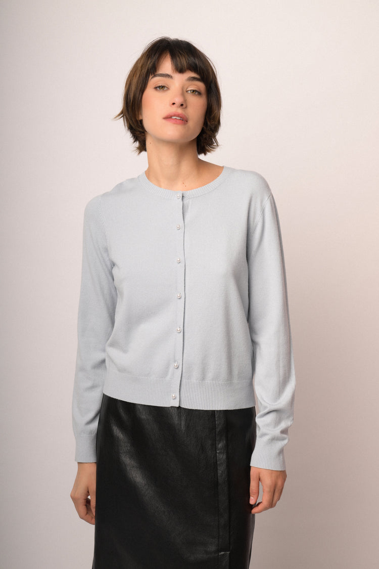 Cardigan con fiocchi
