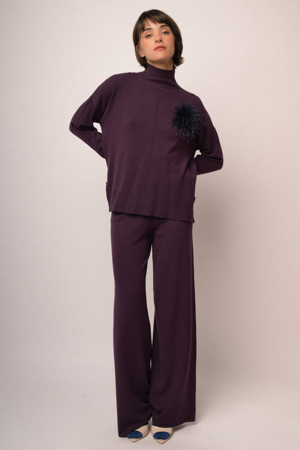 Pantaloni palazzo con tasche