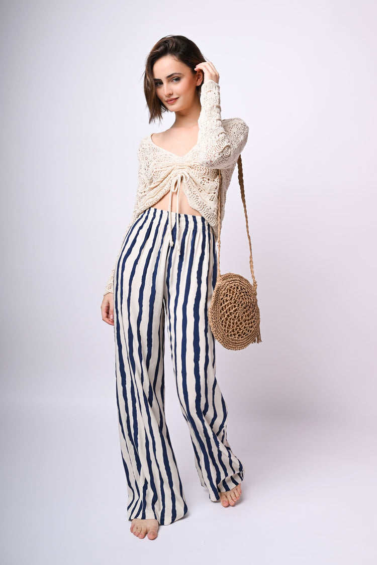 Top crochet con coulisse