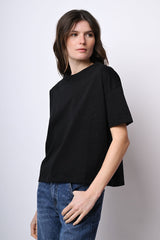 T-shirt in cotone con strass