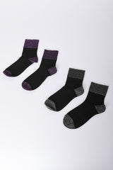 Set di due paia di calzini con lurex