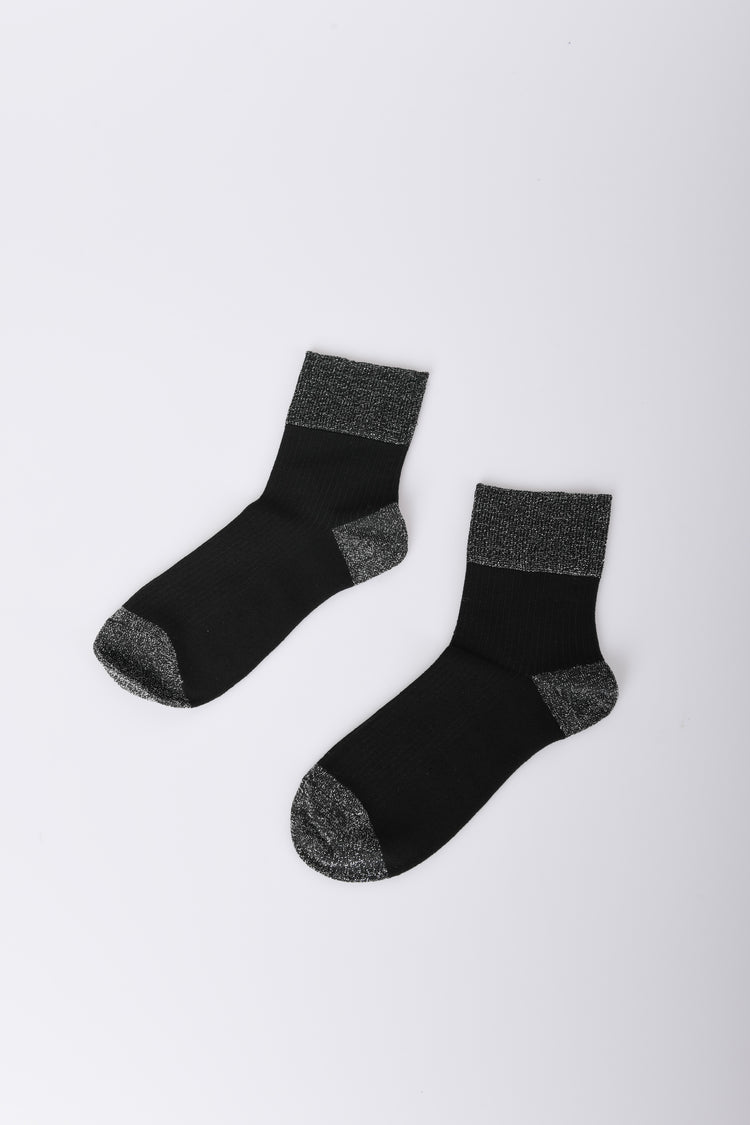 Set di due paia di calzini con lurex