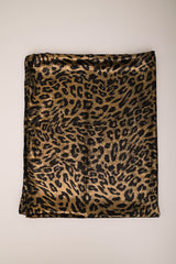Stola in raso animalier oro