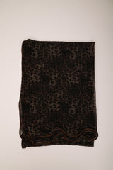 Stola lurex animalier