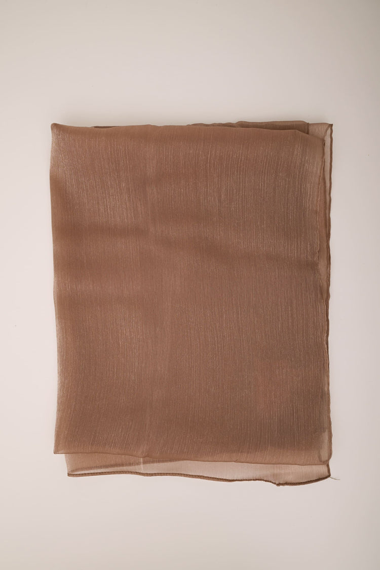 Stola basic in tulle beige