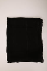 Stola basic in tulle nero