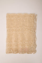 Stola in pizzo beige