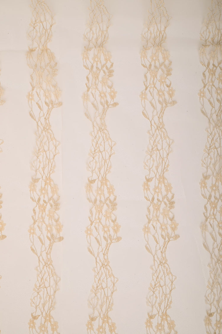 Stola in pizzo beige