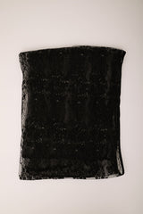 Stola in pizzo nero