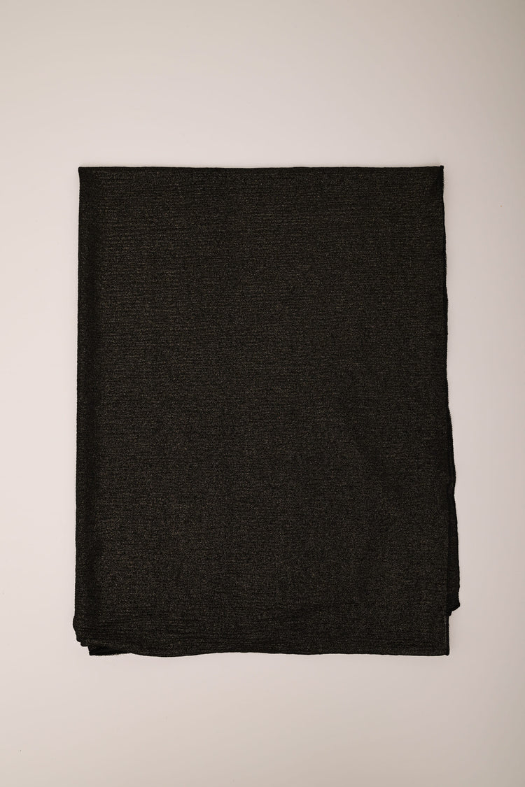 Stola in tessuto lurex nero