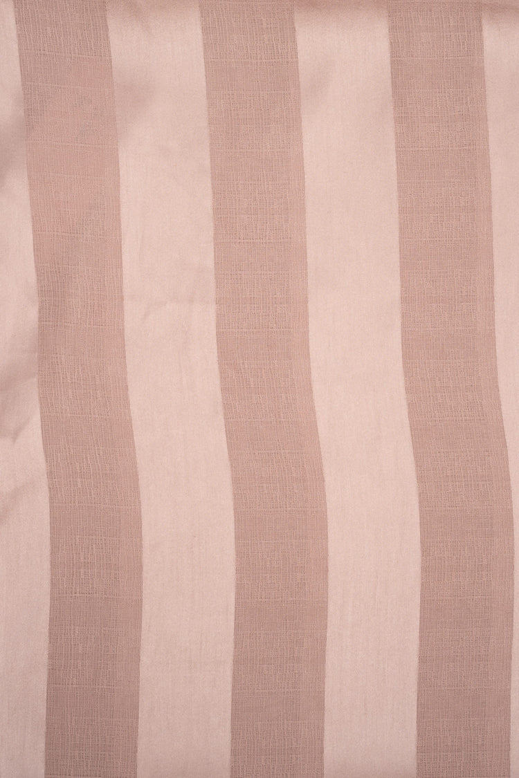 Stola a righe rosa antico
