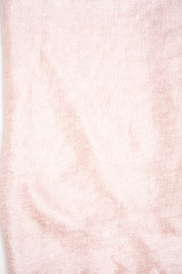 Stola in tessuto lucido rosa pastello