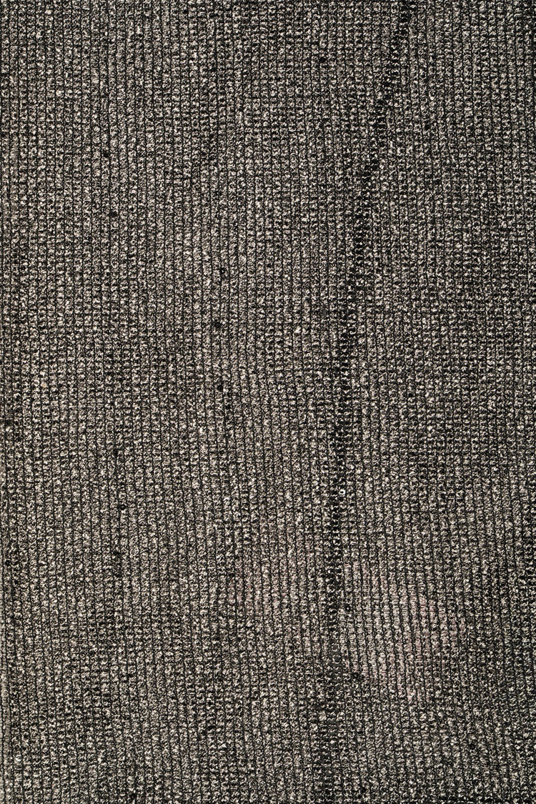 Stola in maglia lurex nera