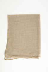 Stola in mesh beige