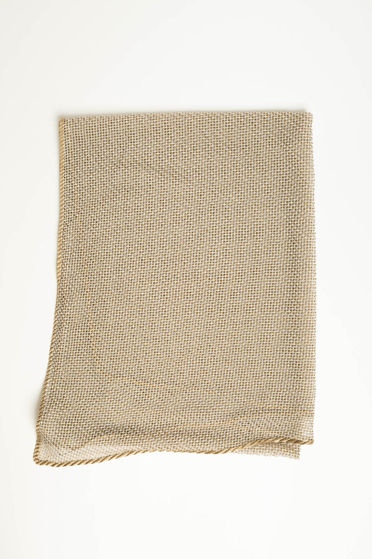 Stola in mesh beige