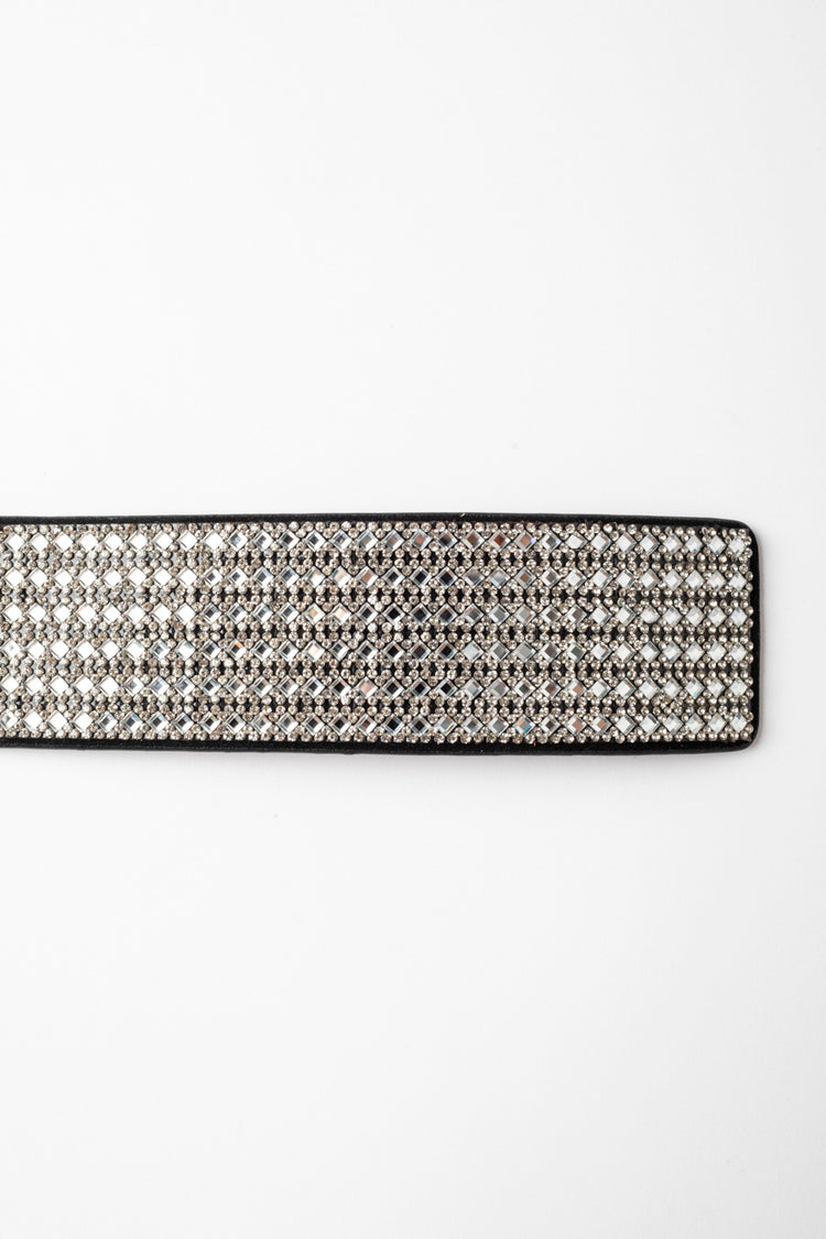 Cintura elastica con strass