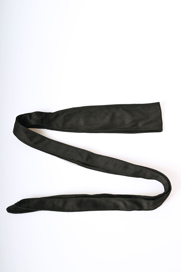 Cintura a fascia in faux suede
