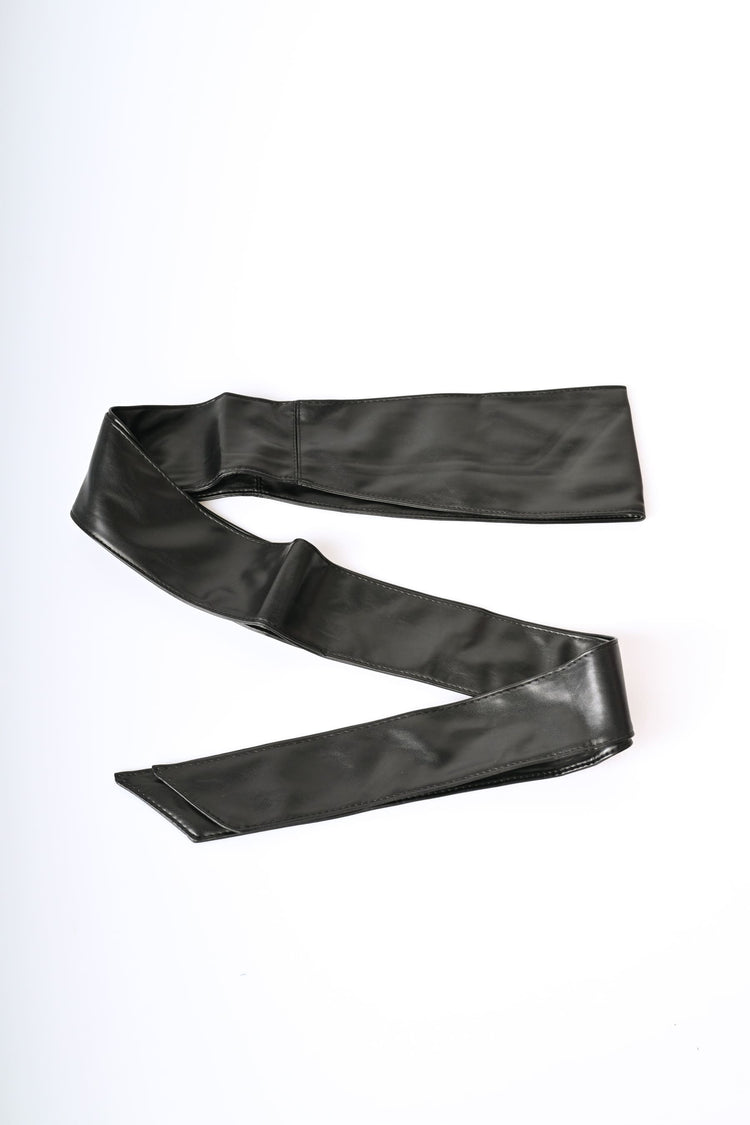 Cintura a fascia in similpelle