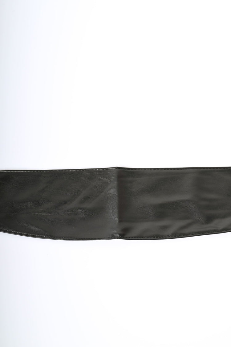 Cintura a fascia in similpelle