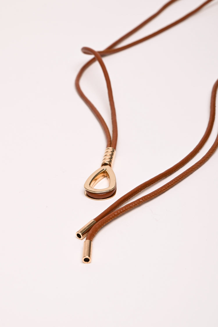 Cintura sottile con fibbia ad anello