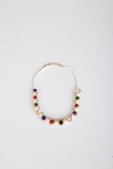 Collana con pietre e perle