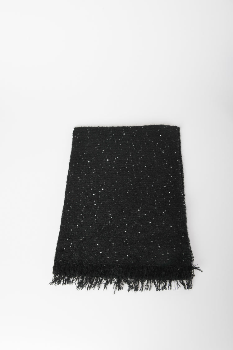 Sciarpa con paillettes