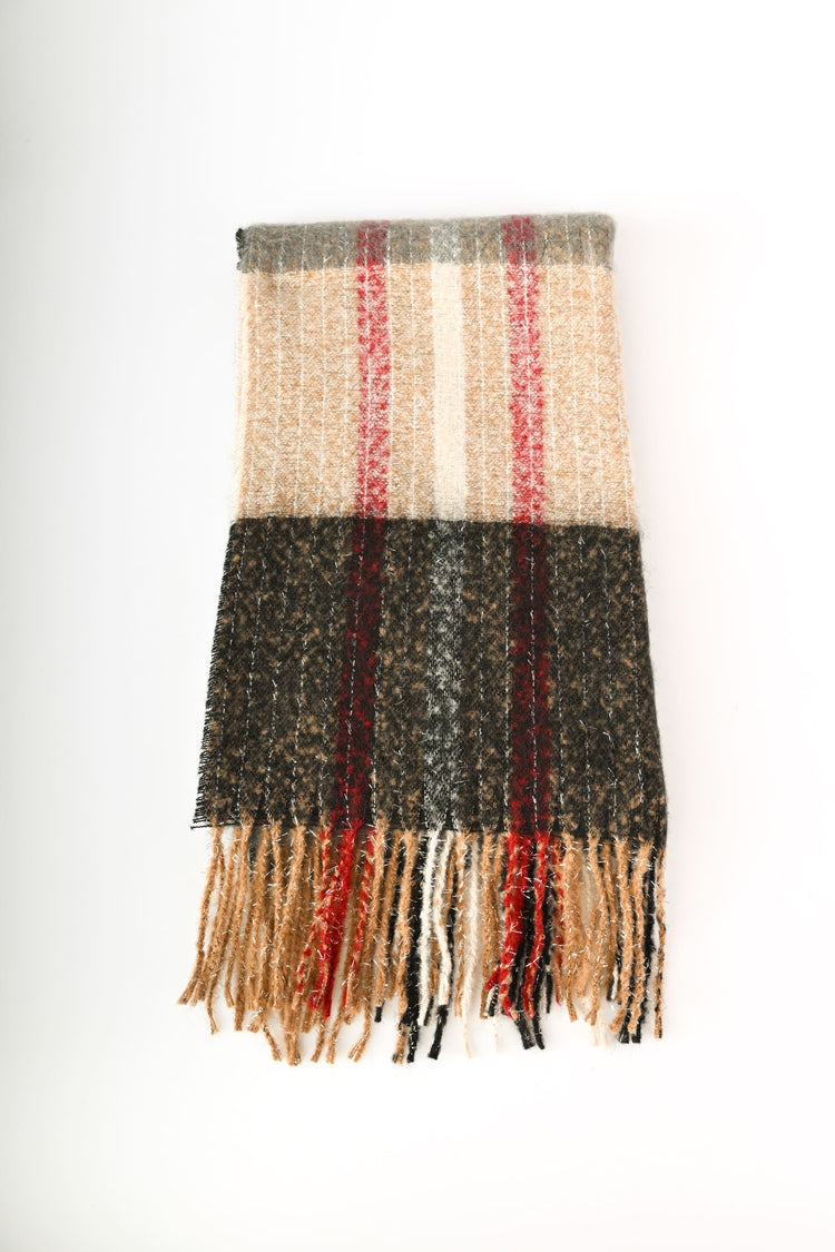 Sciarpa quadri multicolor