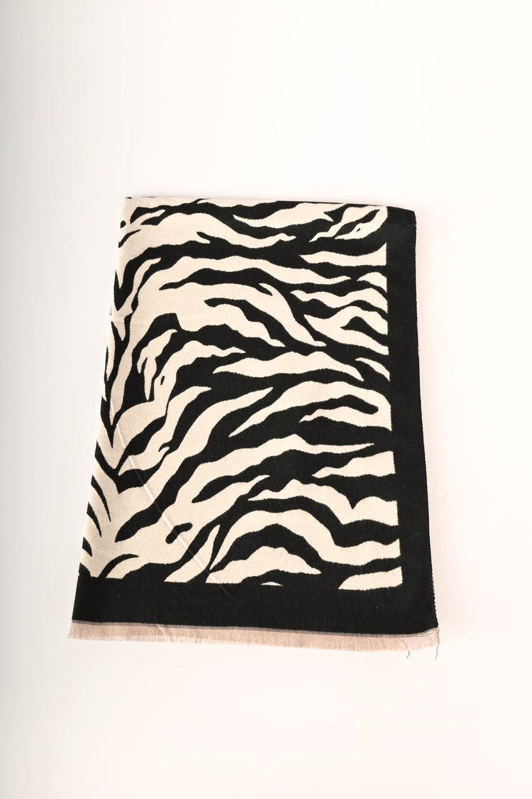 Sciarpa animalier zebra