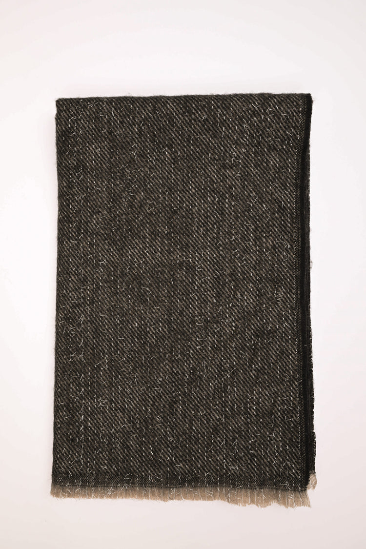 Sciarpa a righe lurex