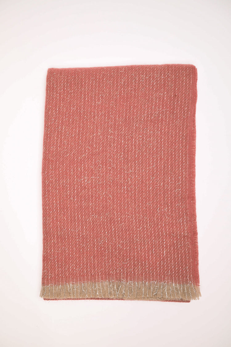 Sciarpa a righe lurex
