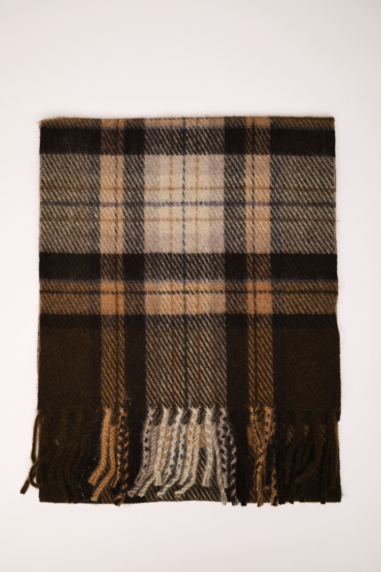 Sciarpa a motivo tartan