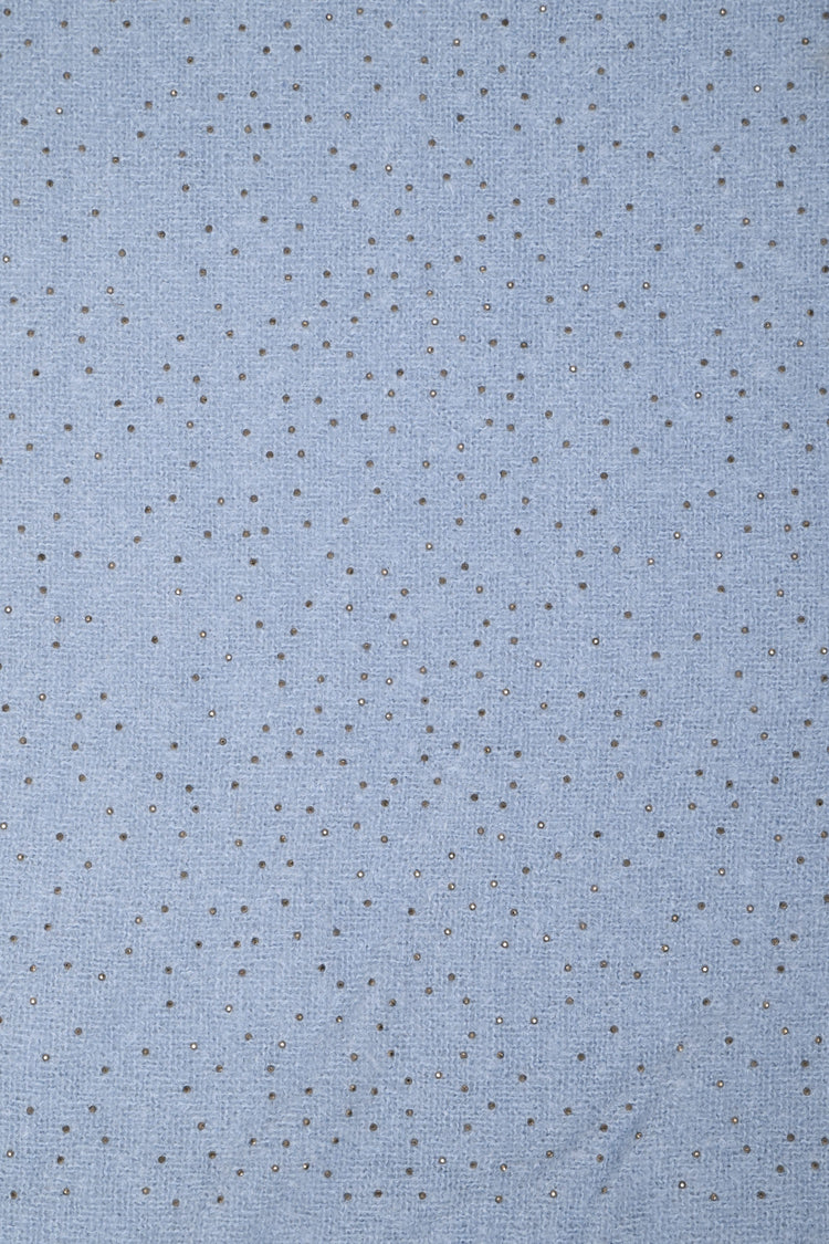 Sciarpa con strass e frange torchon