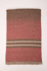 Sciarpa lurex a righe