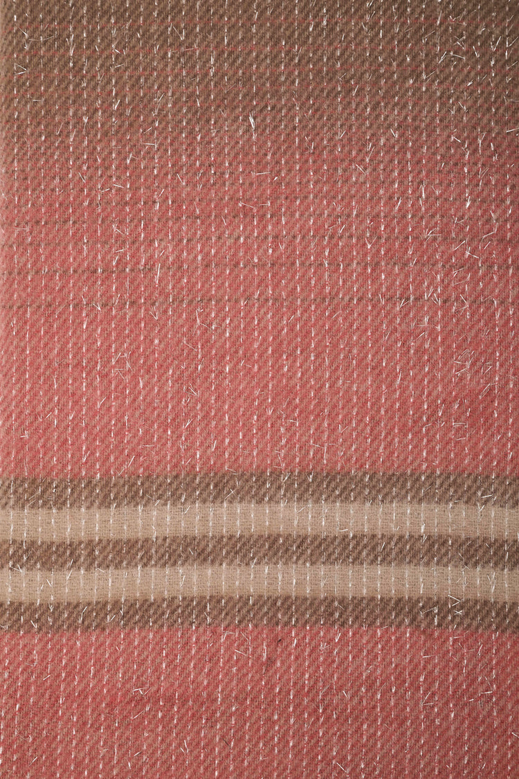 Sciarpa lurex a righe