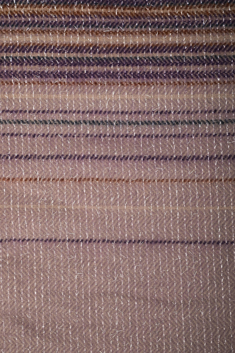 Sciarpa lurex a righe
