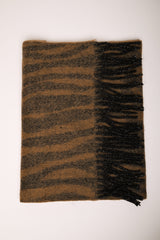 Sciarpa in jacquard animalier