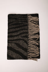 Sciarpa in jacquard animalier