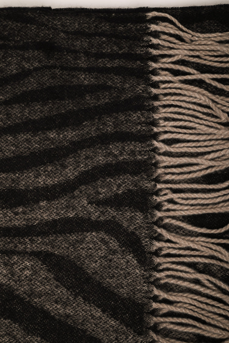 Sciarpa in jacquard animalier