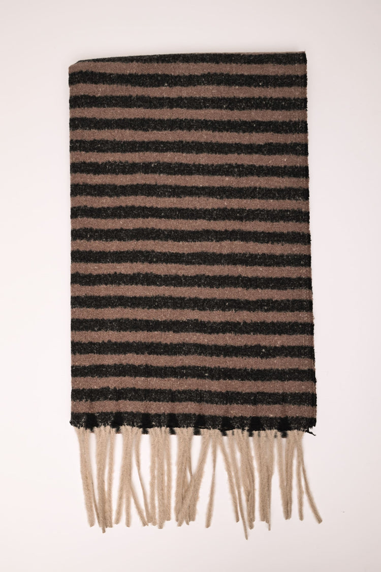 Sciarpa lurex con righe