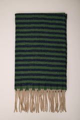 Sciarpa lurex con righe