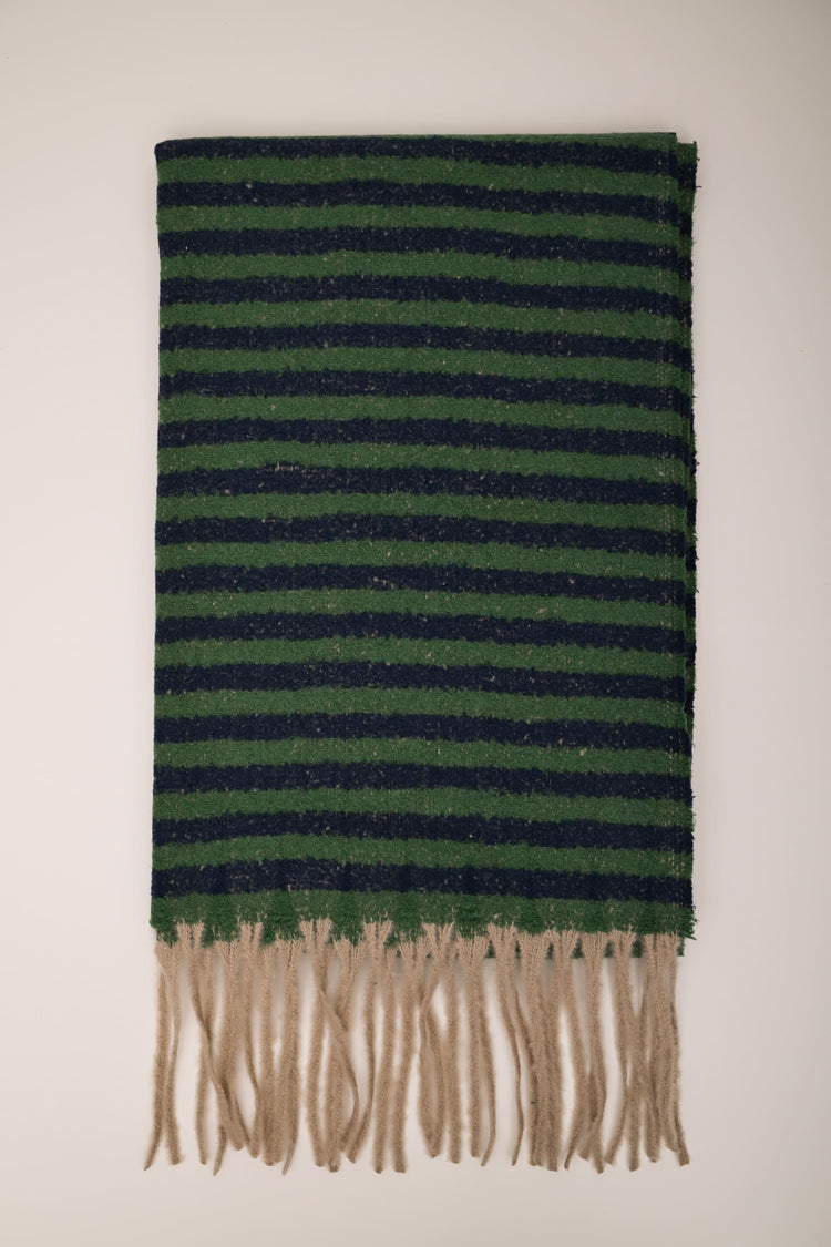 Sciarpa lurex con righe
