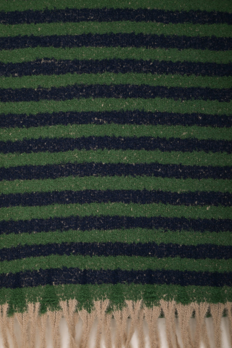 Sciarpa lurex con righe