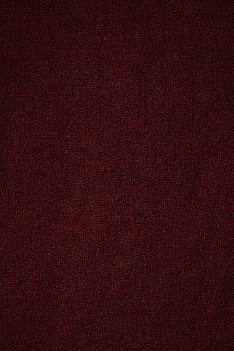 Sciarpa bordeaux con frange