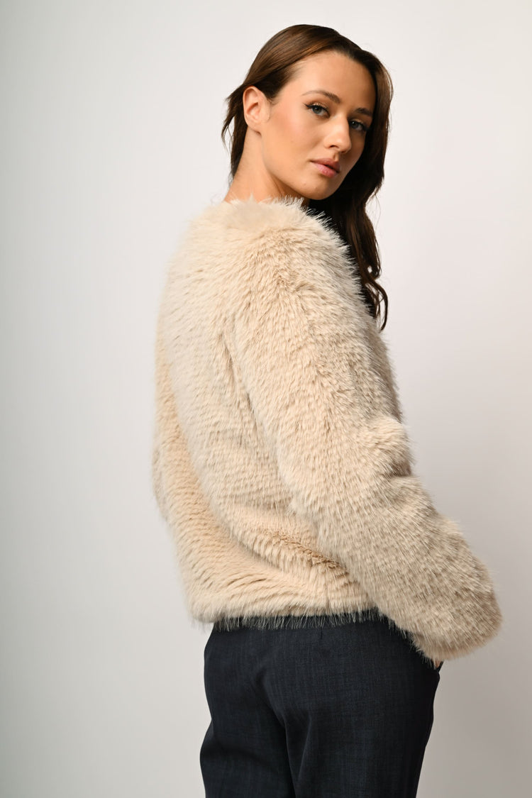 Giacca in faux fur