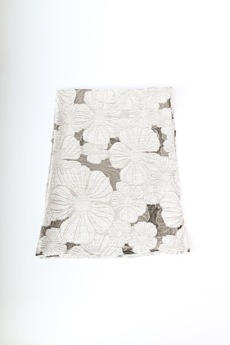 Stola in dévoré floreale