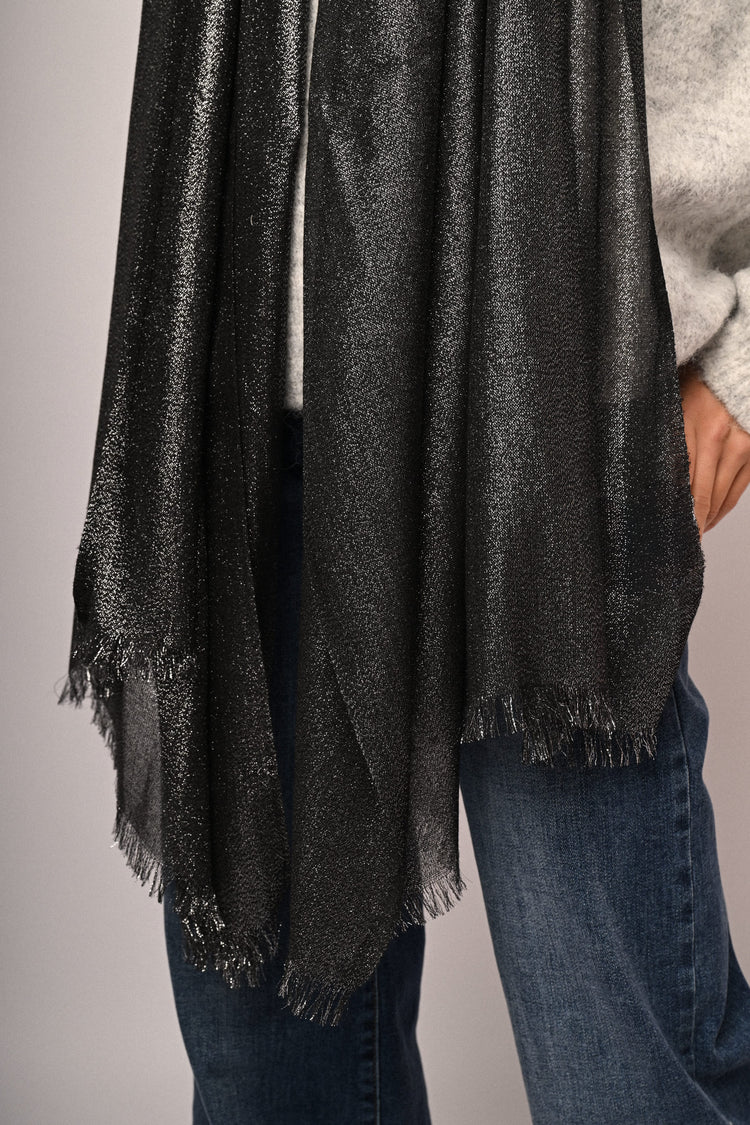 Stola in maglia lurex