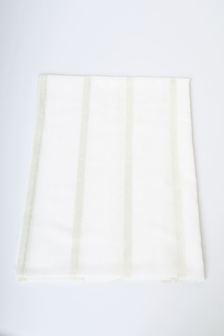 Stola a righe lurex