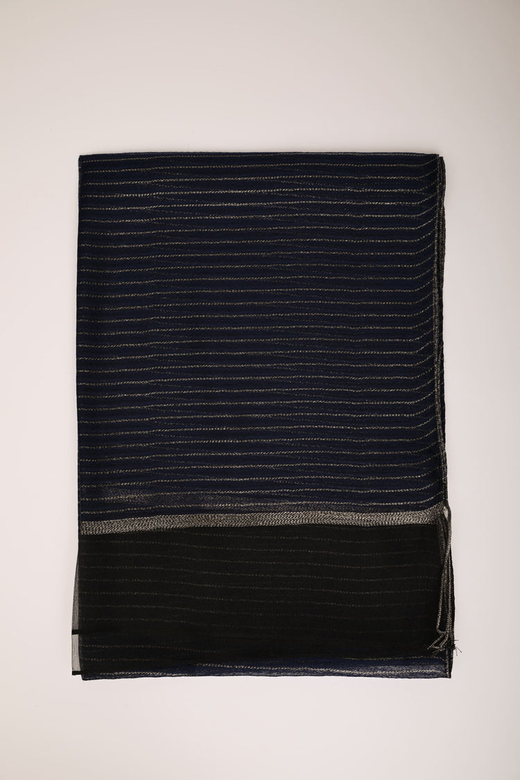 Stola a righe lurex