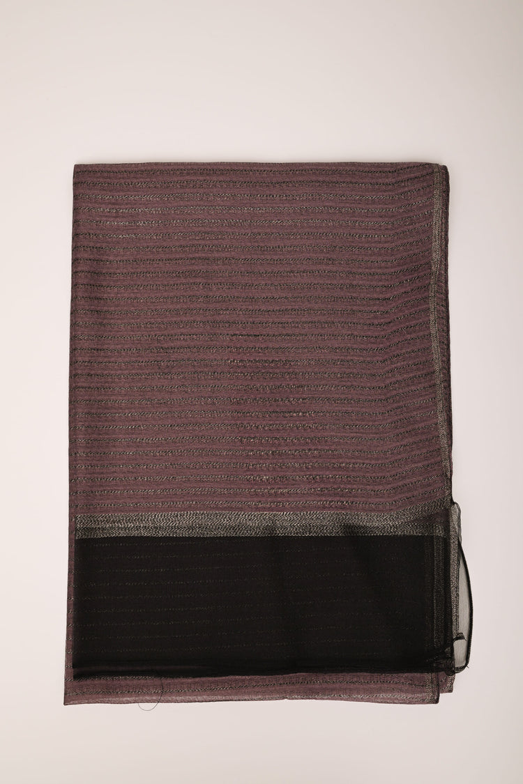 Stola a righe lurex