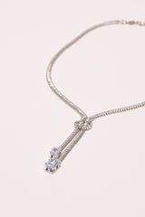 Collana con strass e cristalli